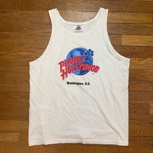 Vintage 90s Planet Hollywood Washington D.C. Tank-Top